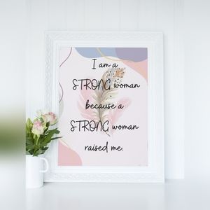Wall Art Print/Gift for Mom, Aunt, Grandmother, Guardian, Friend